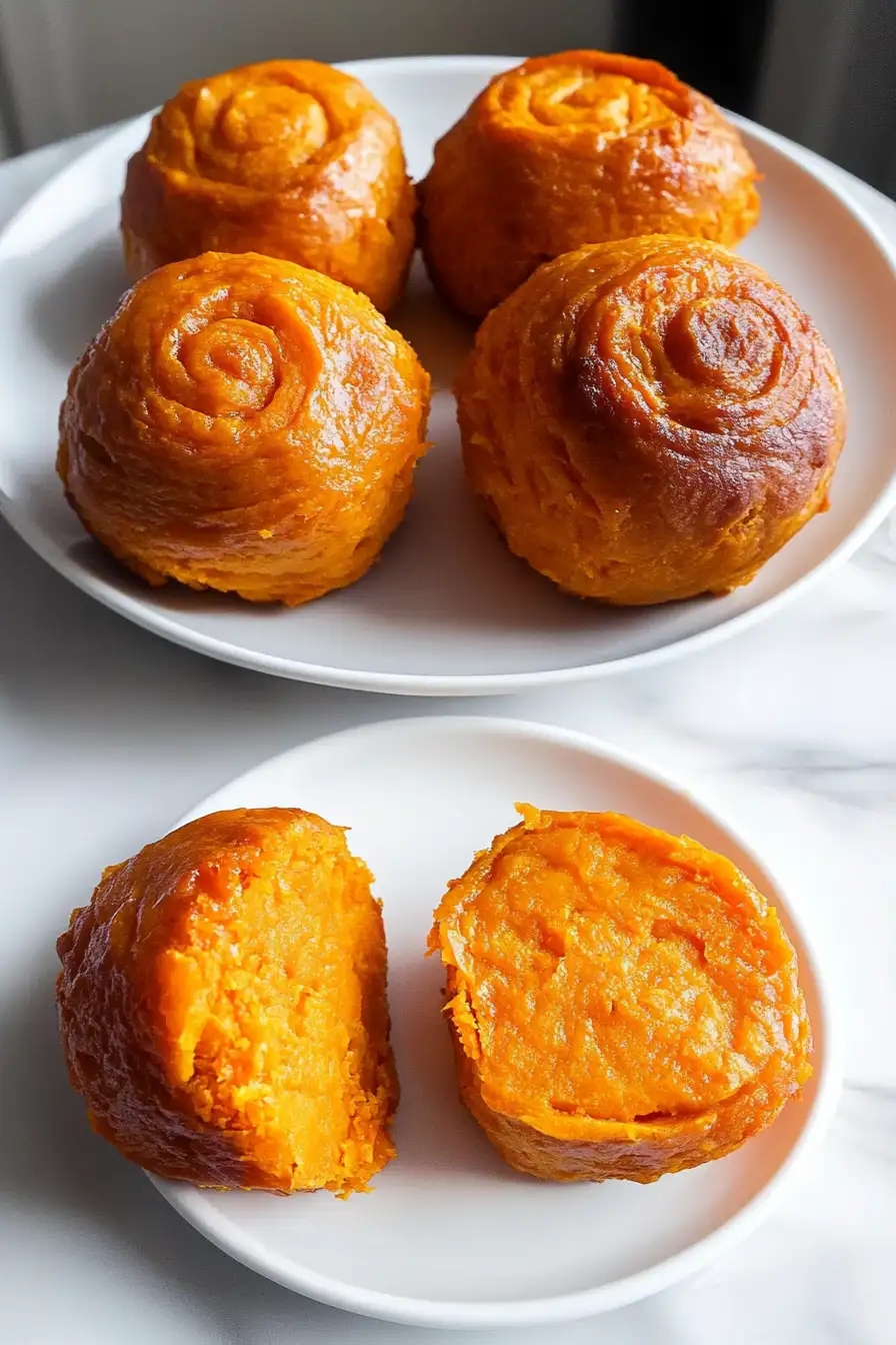 2 Ingredient Sweet Potato Rolls