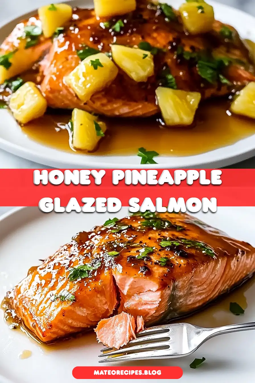 Honey Pineapple Glazed Salmon