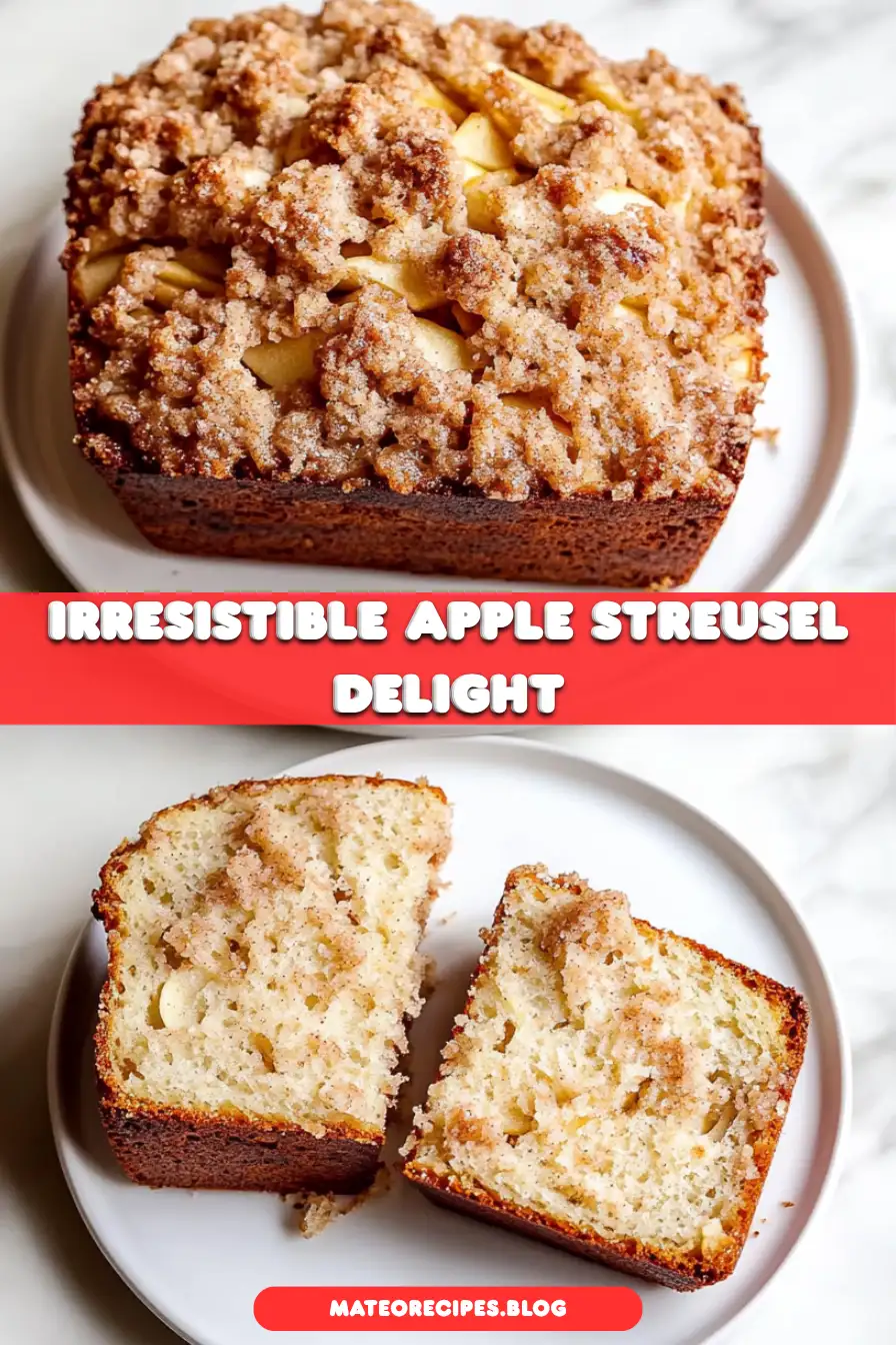 Apple Streusel Bread