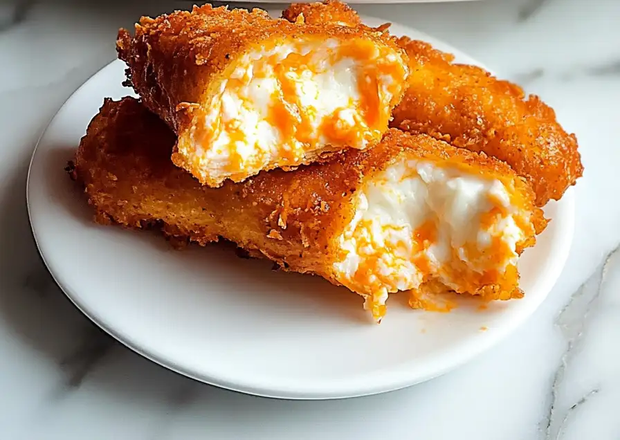 Buffalo Chicken Mozzarella Sticks