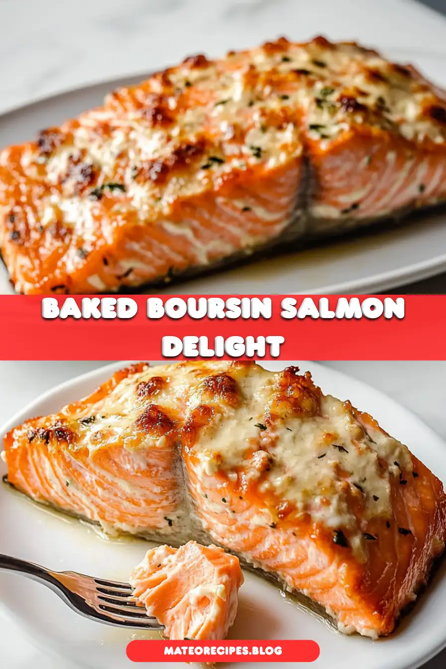 Baked Boursin Salmon