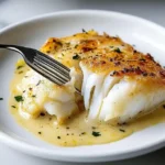Baked Cod in Coconut Lemon Cream Sauce