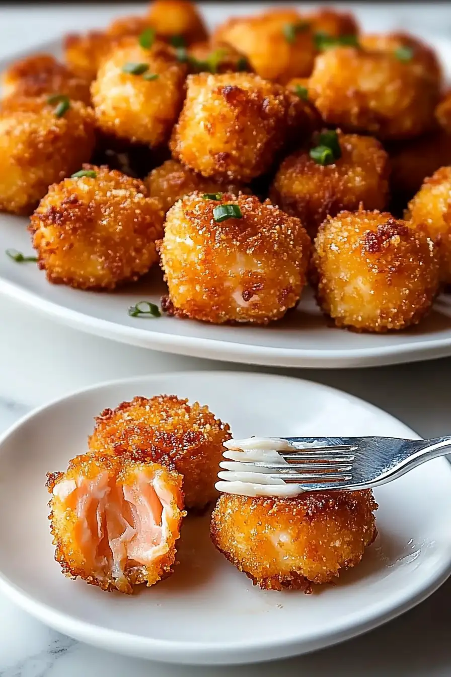 Crispy Bang Bang Salmon Bites
