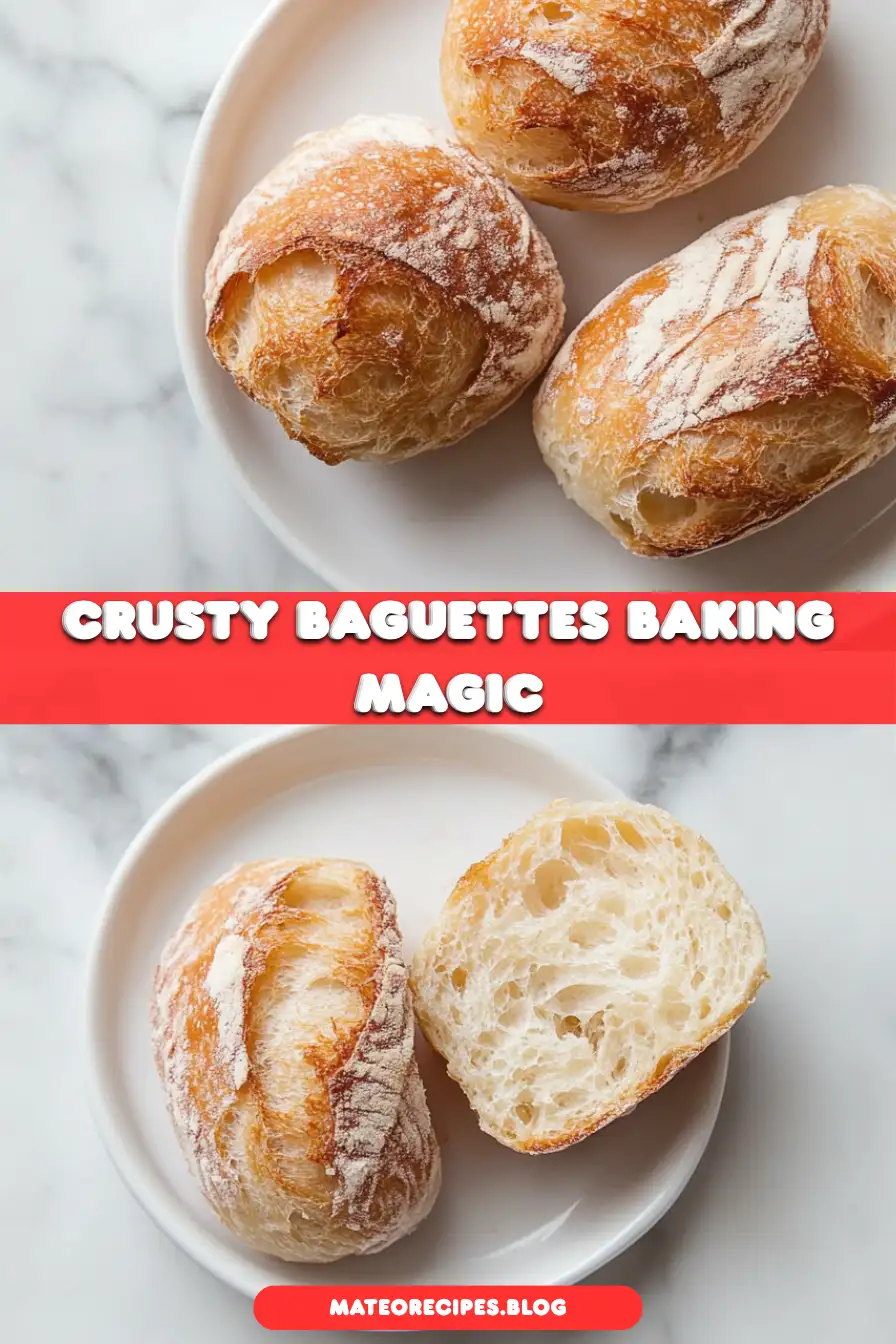 Crusty Mini Baguettes