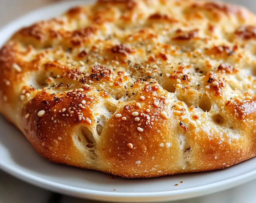 Garlic Parmesan Focaccia Bread