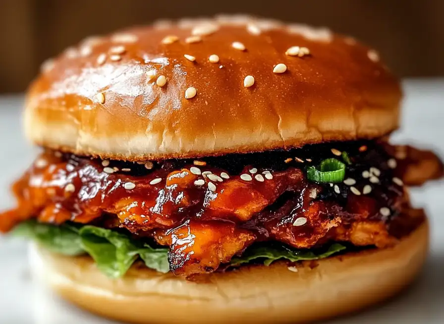 Korean BBQ Chicken Sandwich