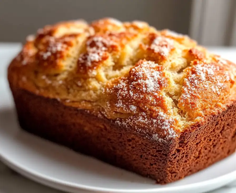 Vanilla Eggnog Bread with Crumb Topping