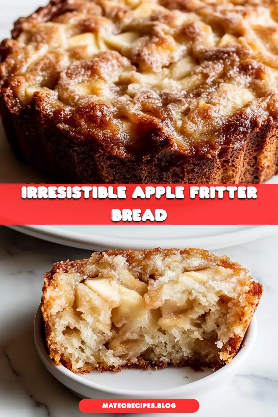 Bakery-Style Apple Fritter Bread