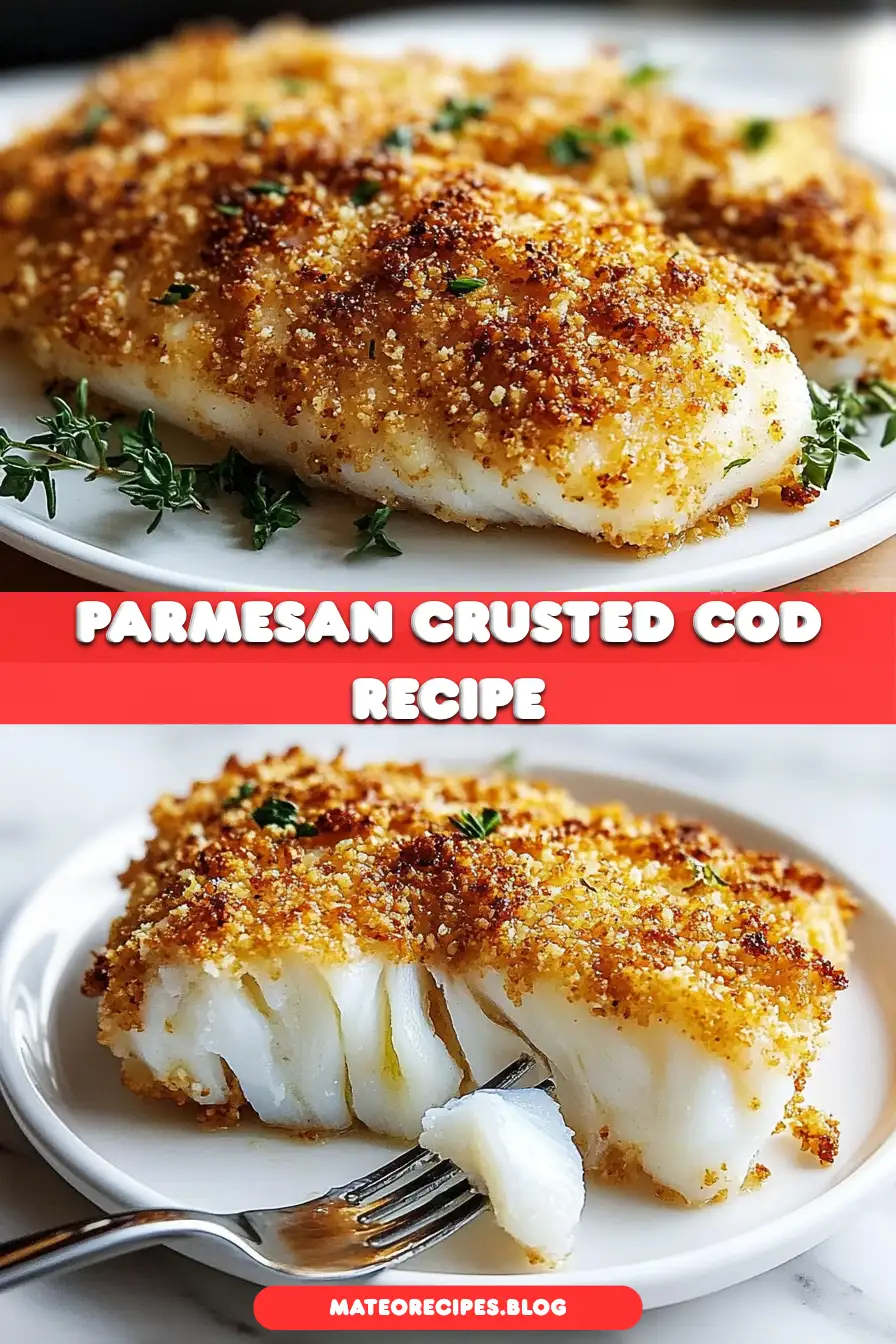 Crispy Air Fryer Parmesan Crusted Cod