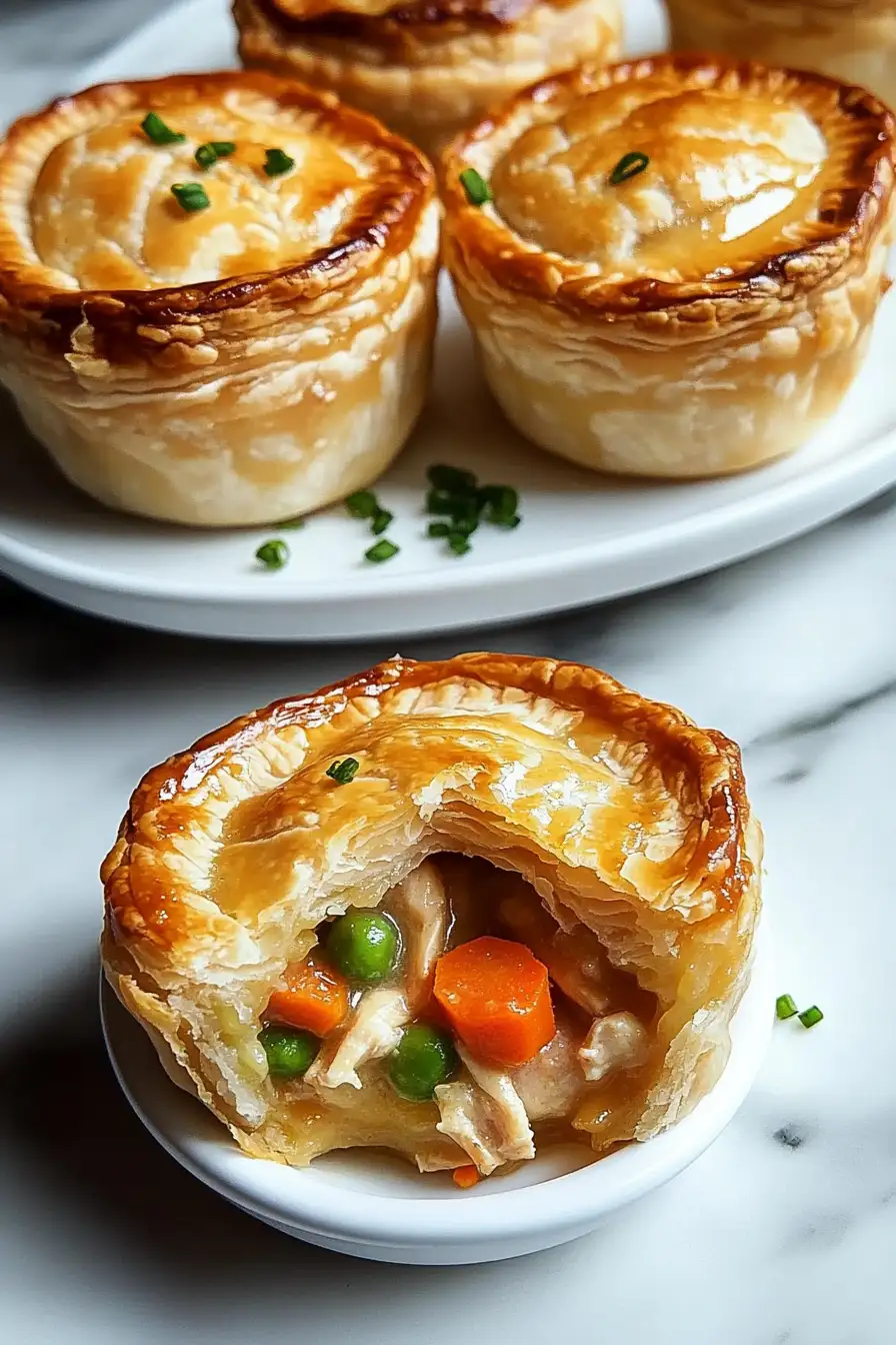 Homemade Mini Chicken Pot Pies