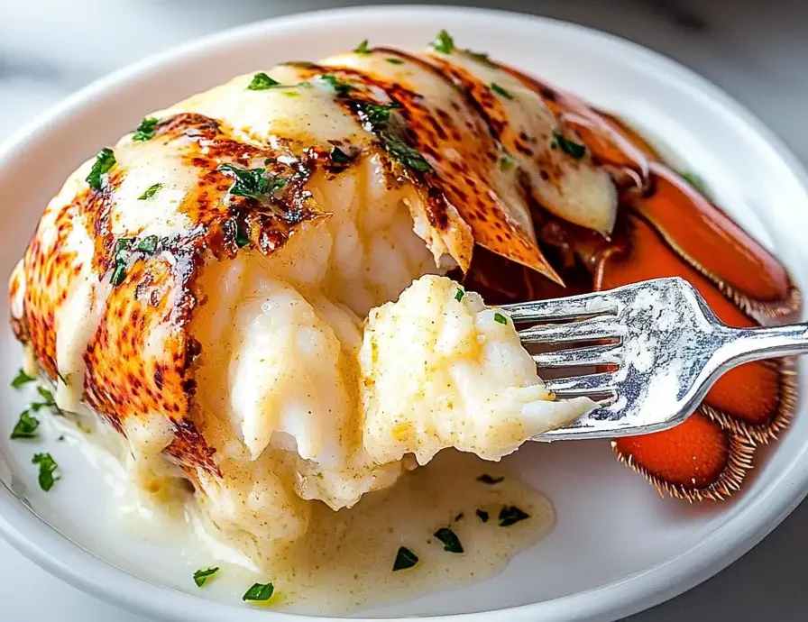 Creamy Garlic Butter Lobster Tails