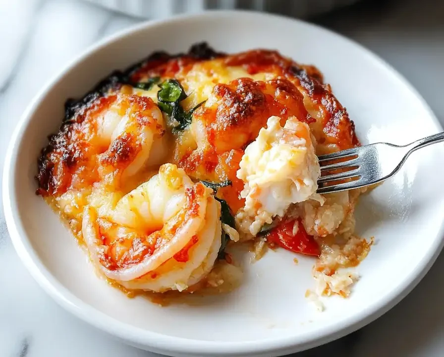 Low-Carb Shrimp Tuscan Bake