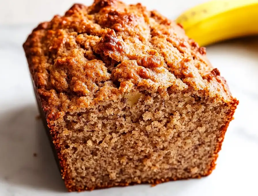 Whole Wheat Cinnamon Crunch Banana Bread