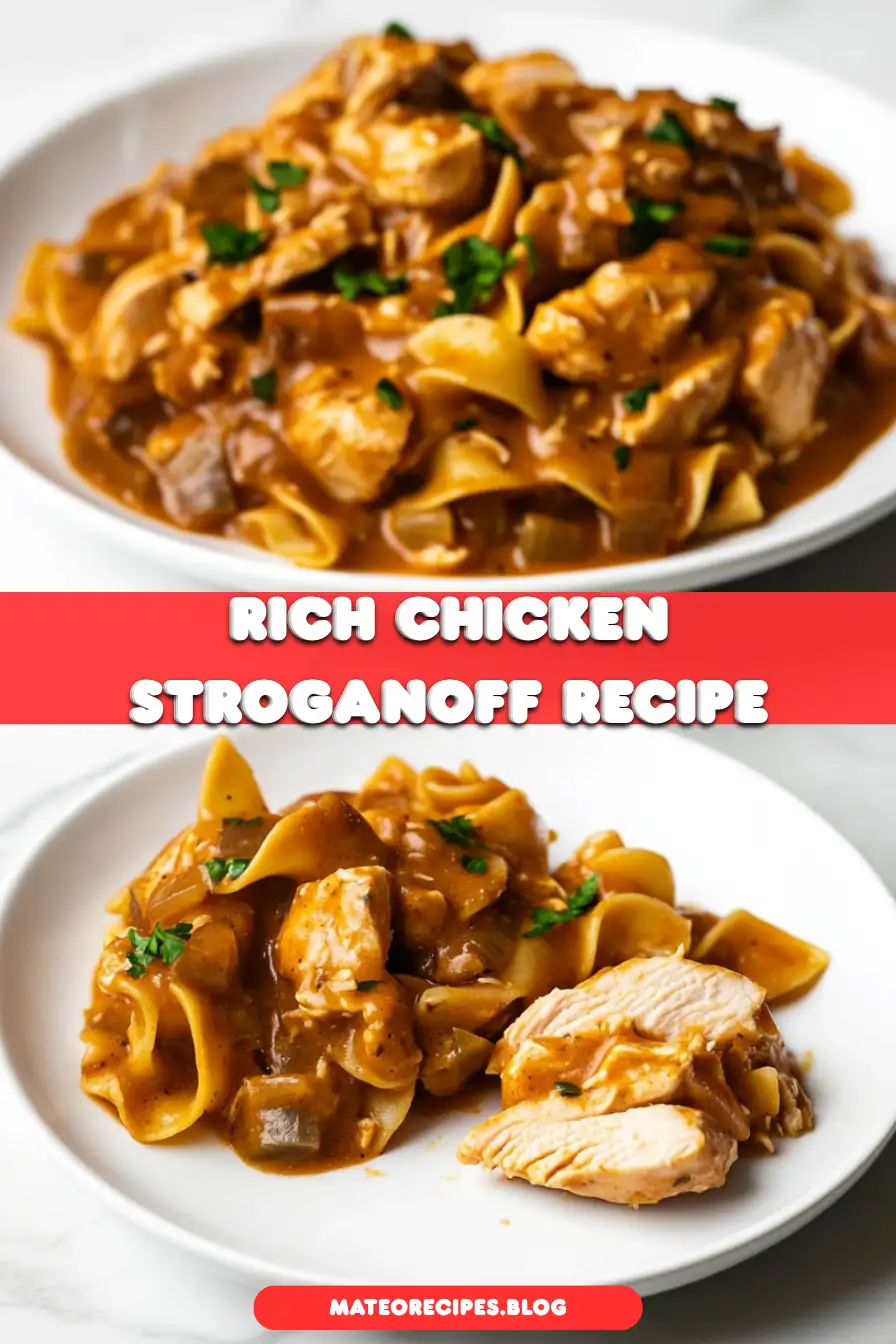 Rich Chicken Stroganoff
