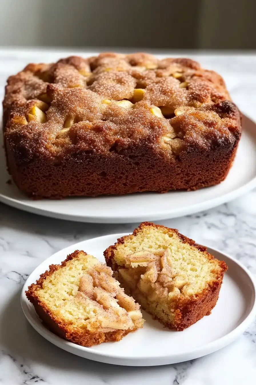 Cinnamon Sugar Apple Loaf