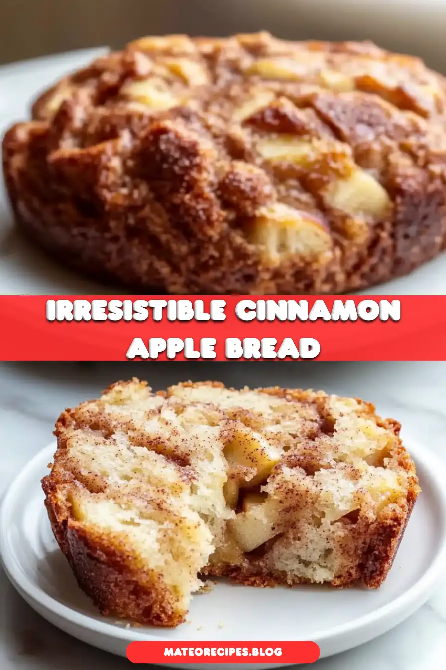 Cinnamon Apple Fritter Bread