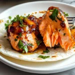 Chipotle Honey Salmon Tacos with Pineapple Salsa