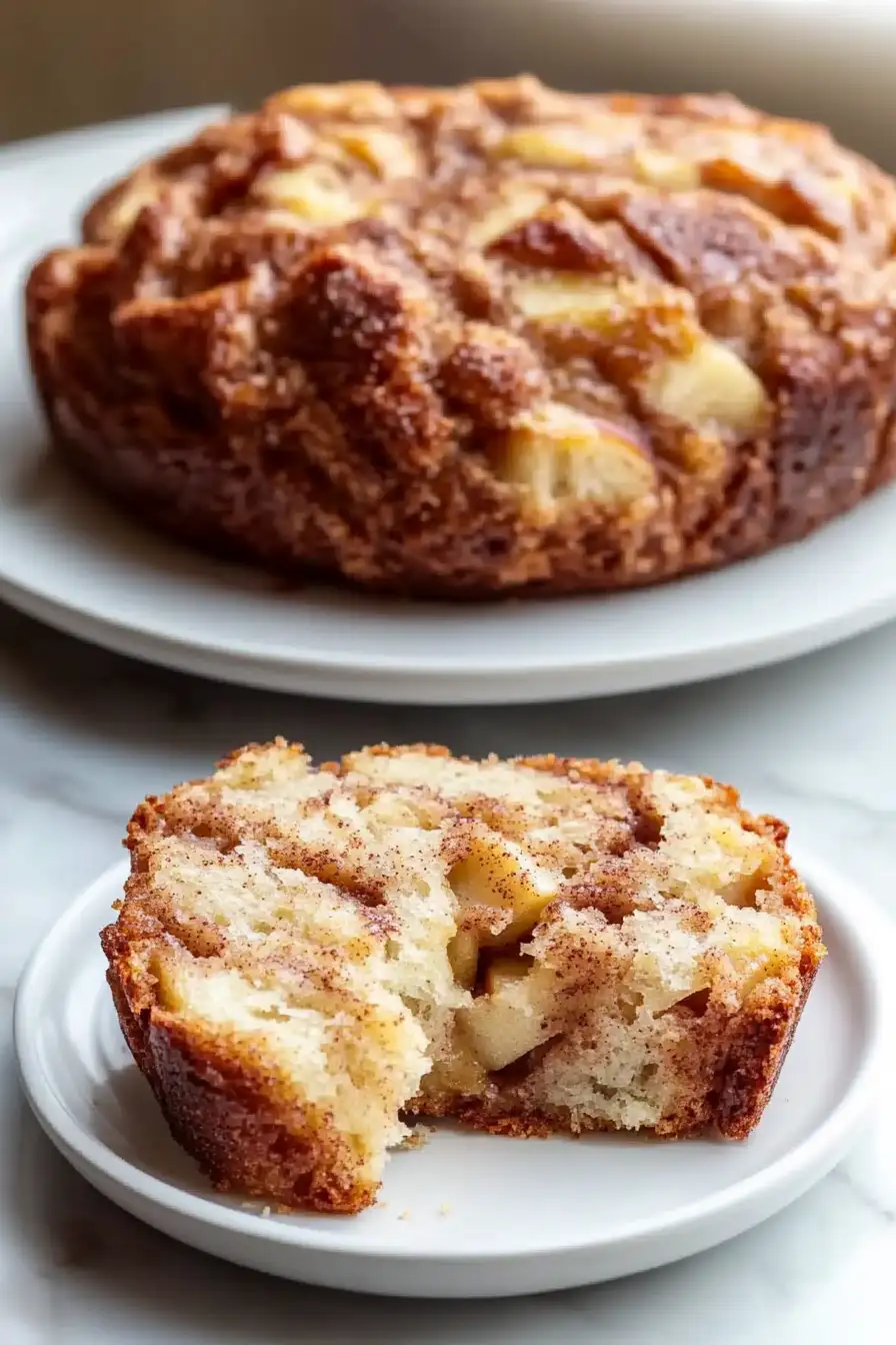 Cinnamon Apple Fritter Bread