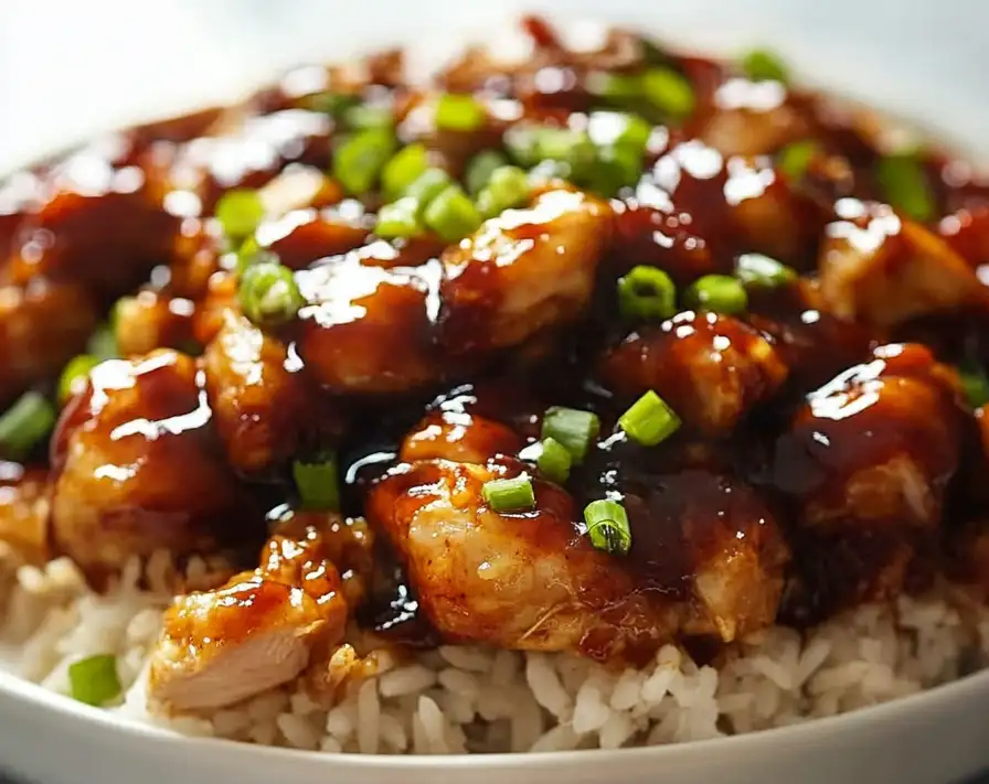 Honey Bbq Chicken Rice