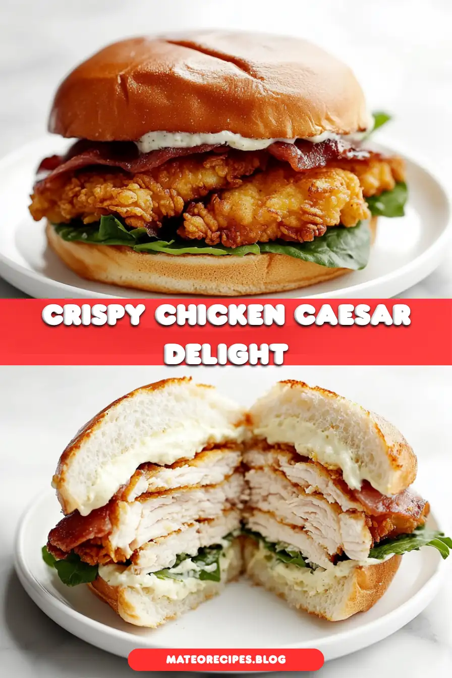 Crispy Chicken Caesar Sandwich