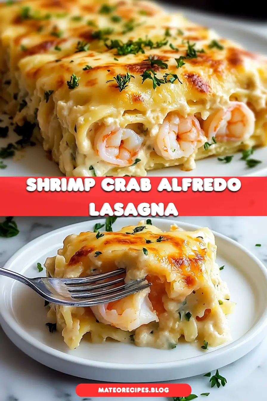 Shrimp & Crab Alfredo Lasagna Roll-Ups