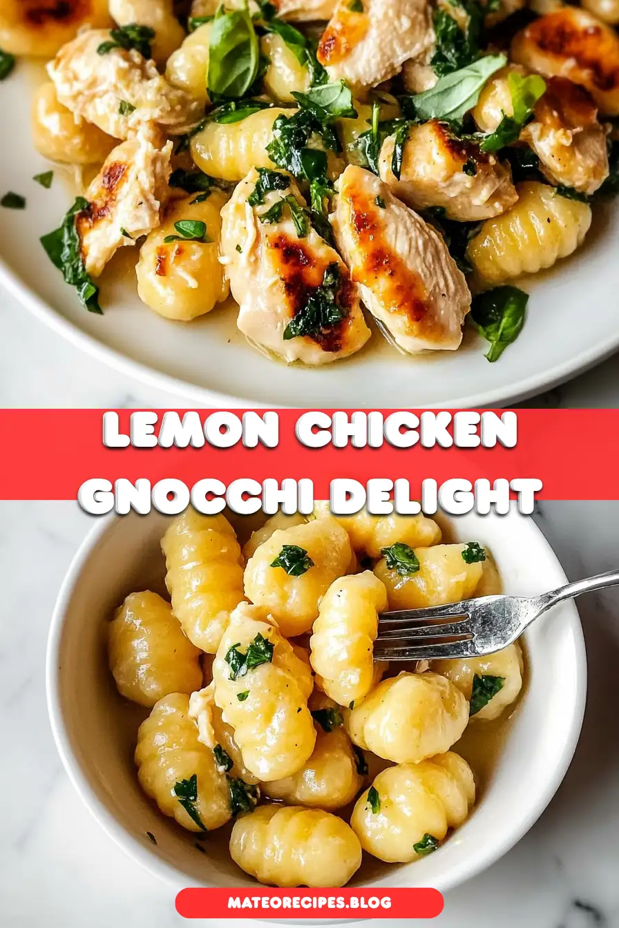 Lemon Chicken Gnocchi