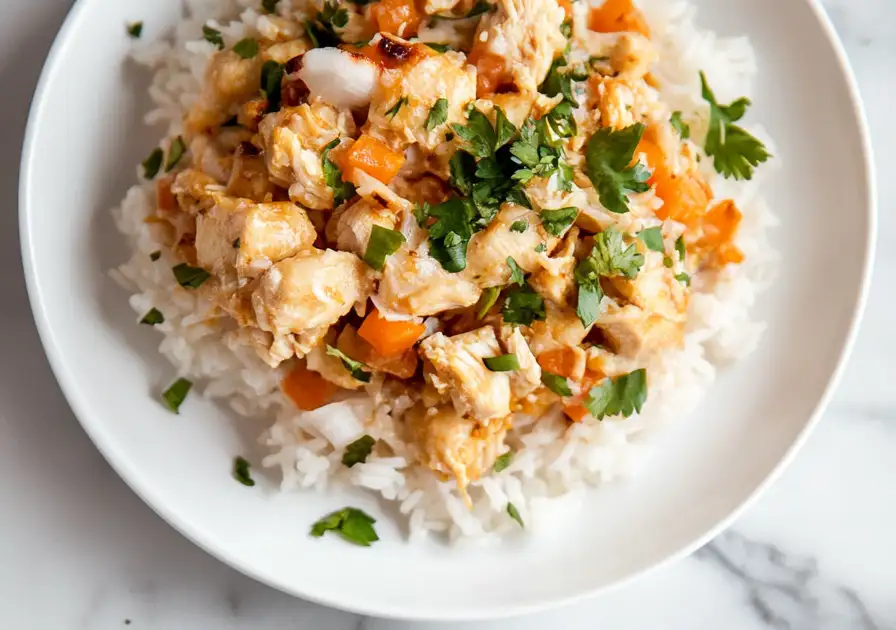Coconut Chicken Rice Bowl: Creamy Comfort in Every Bite