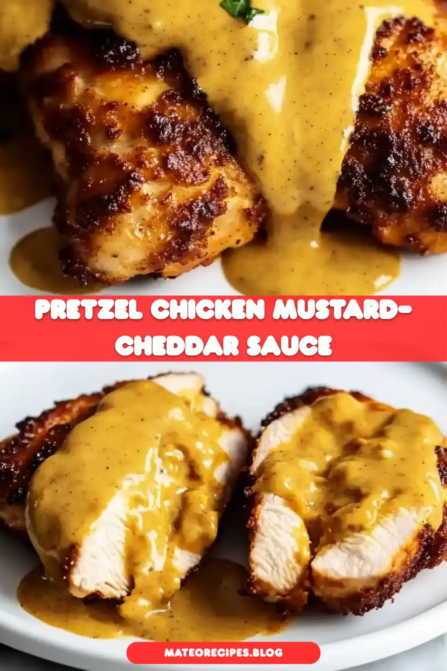 Pretzel Chicken with Mustard-Cheddar Sauce: An Amazing Ultimate Recipe