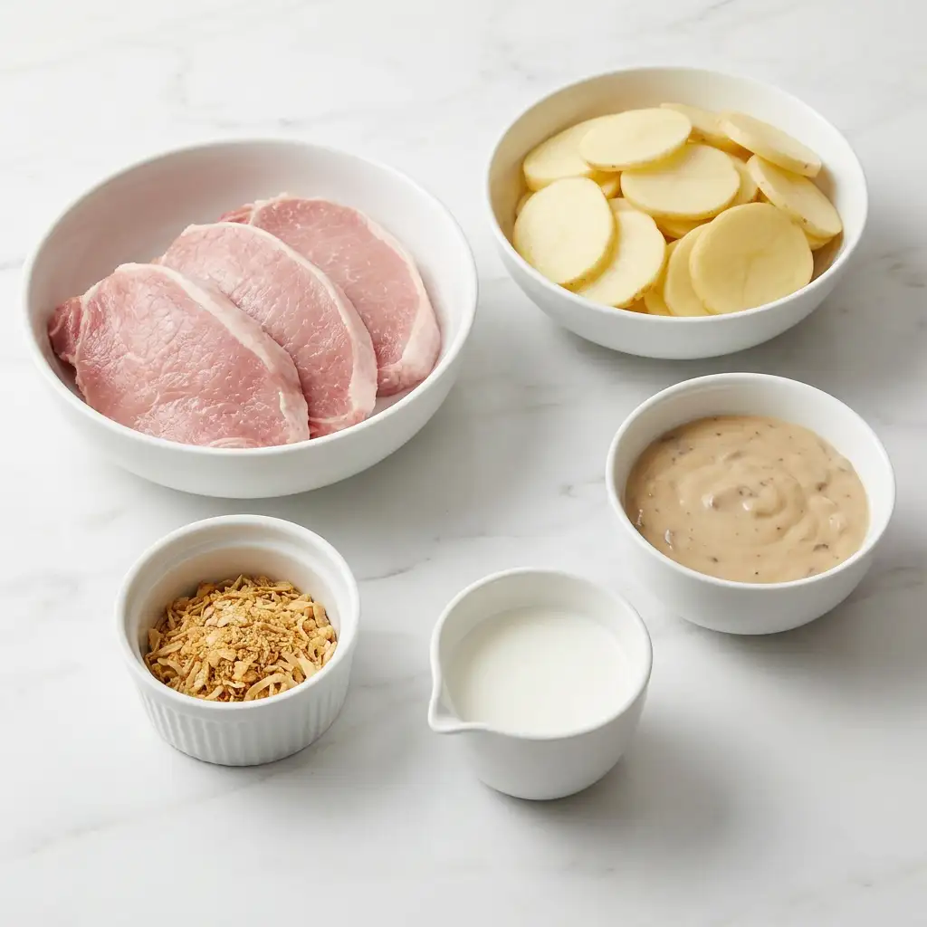 Ingredients for Pork Chop Supreme