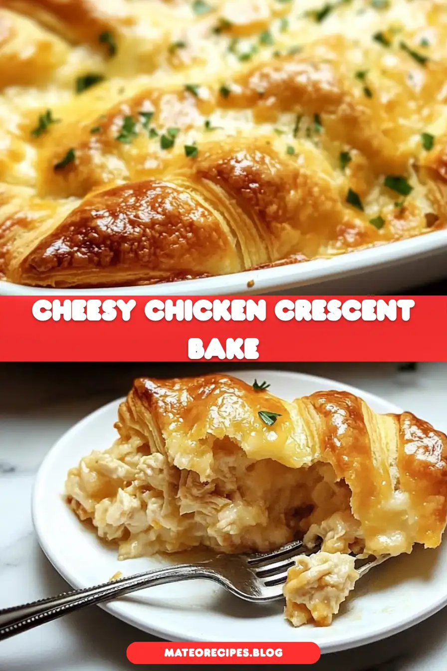 Cheesy Chicken Crescent Bake