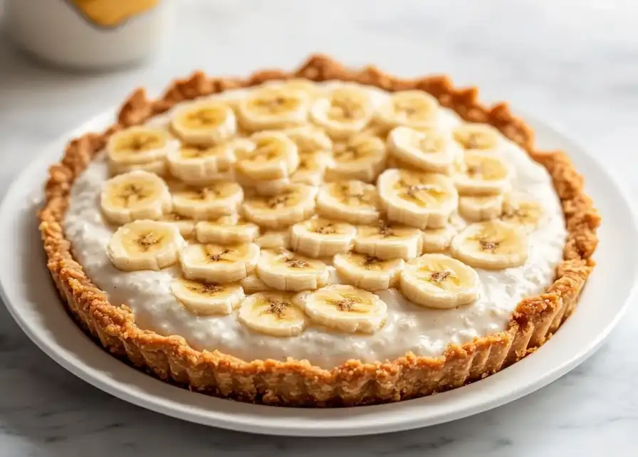No-Bake Banana Pudding Pie