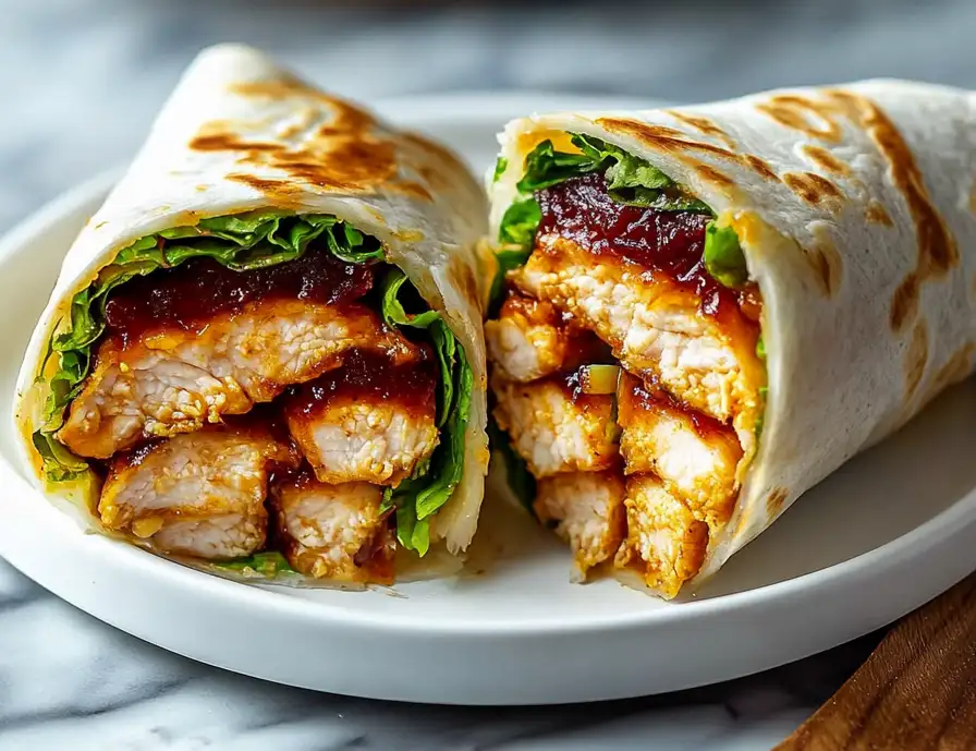 Honey Bbq Chicken Wraps
