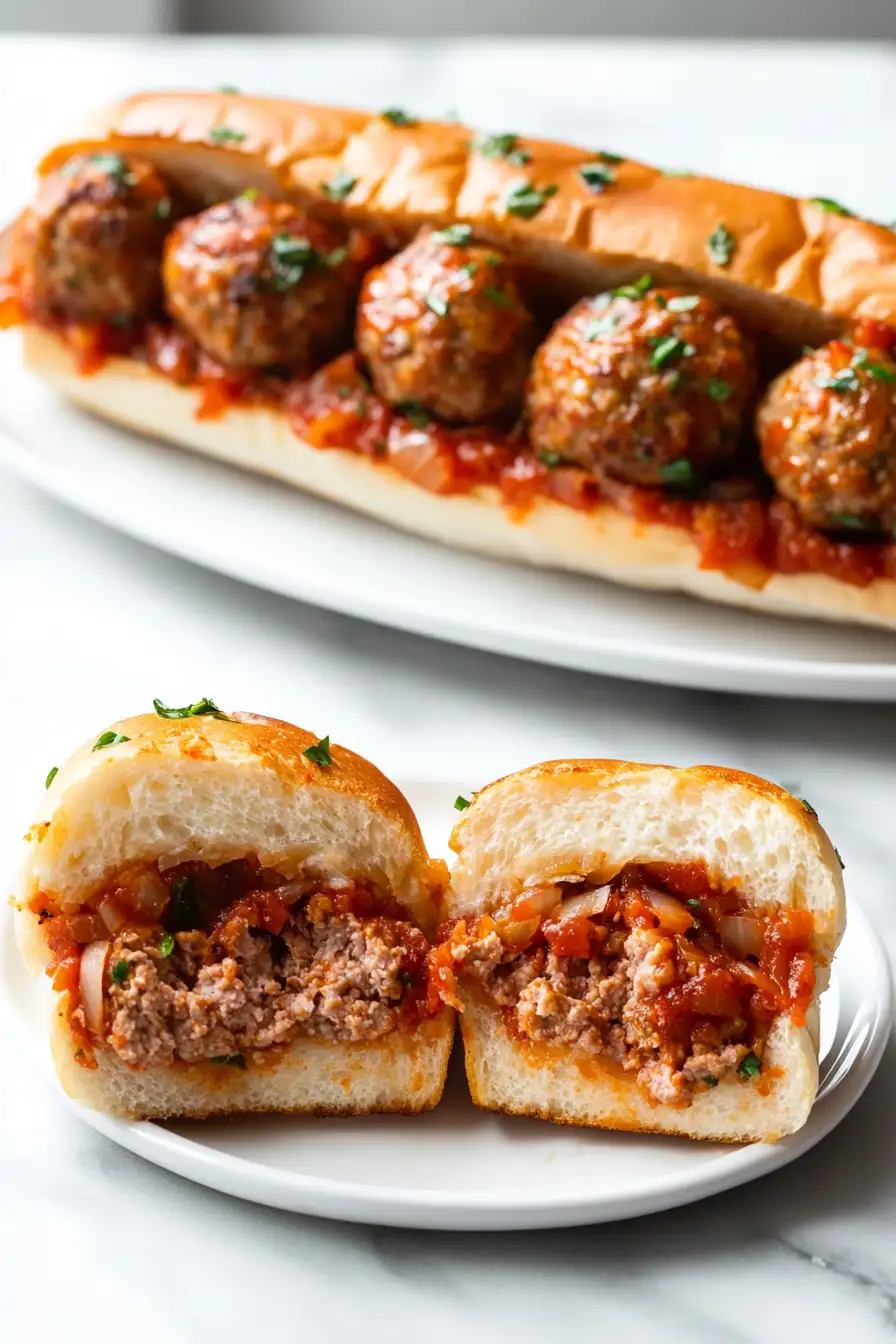 Easy Cheesy Meatball Subs Recipe