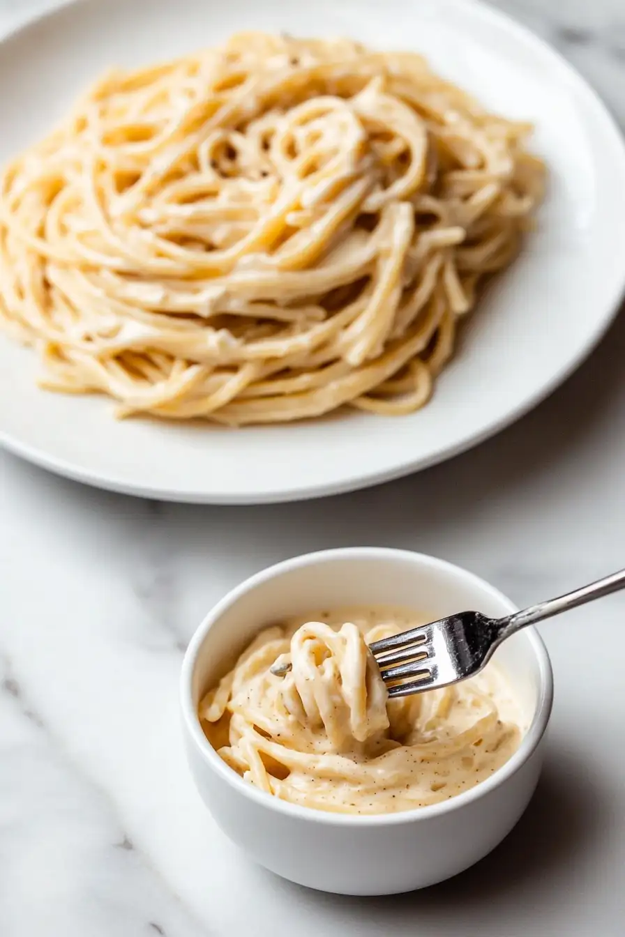 One Pot Creamy Garlic Pasta (Just 20 Minutes!)