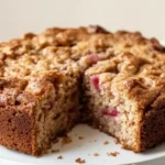 Rhubarb Coffee Cake