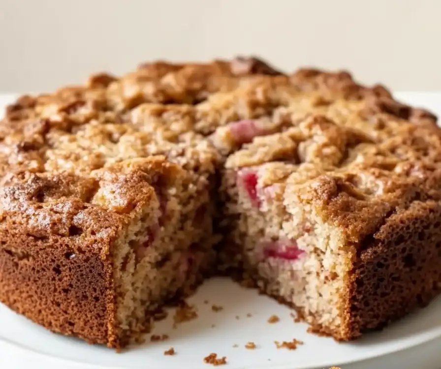 Rhubarb Coffee Cake