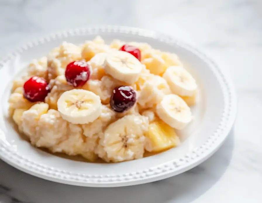 Banana Pineapple Cherry Fluff 🍌🍍🍒
