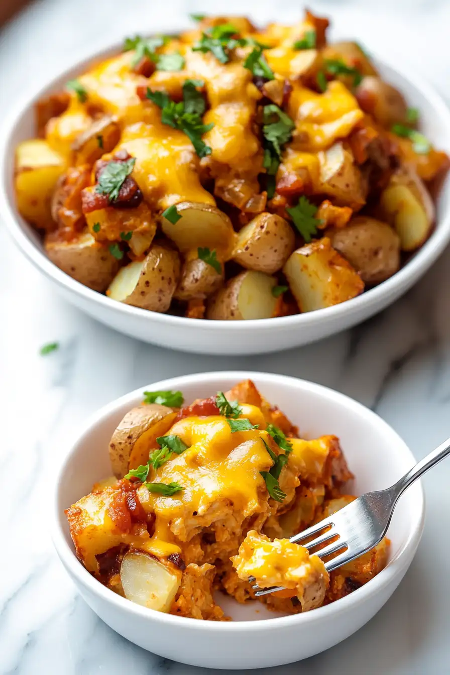 Cheesy Taco Potatoes