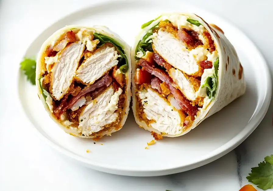 Crispy Chicken Bacon Ranch Wrap