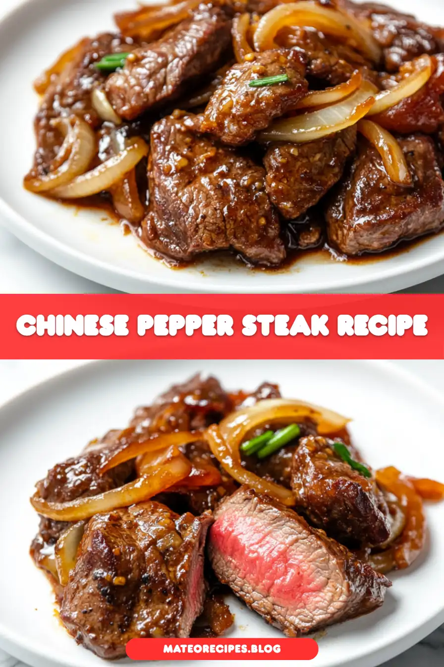 Sizzling Chinese Pepper Steak with Onions