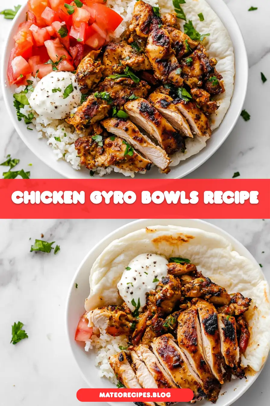 Chicken Gyro Bowls