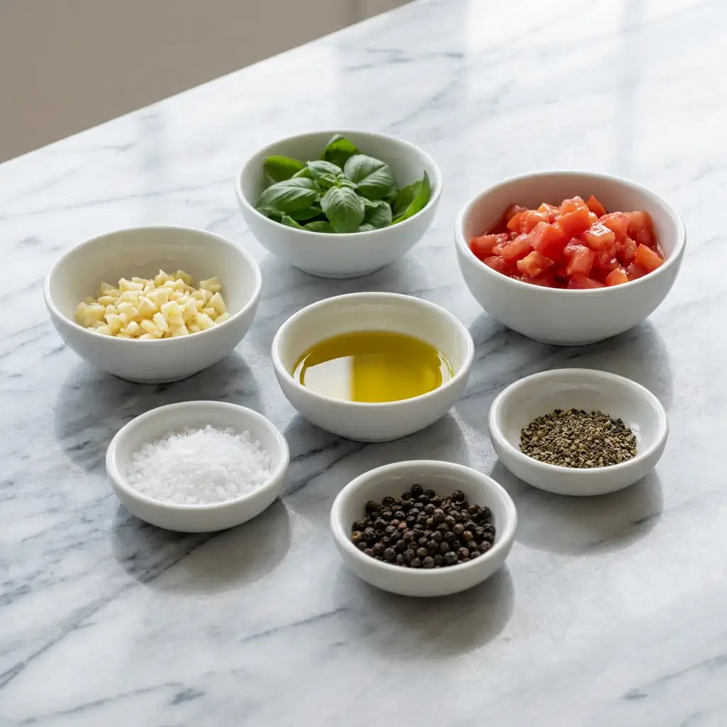 Ingredients for One Pot Beef Taco Pasta