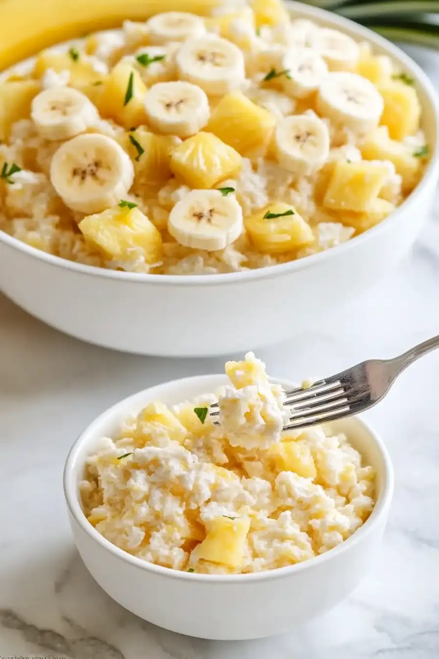 Banana Pineapple Fluff Salad