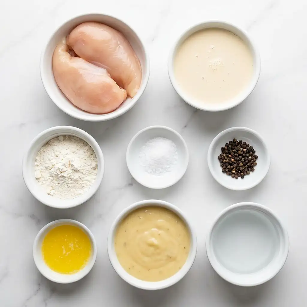 Ingredients for Moms Butter Baked Chicken