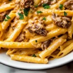 Creamy High Protein Beef Pasta