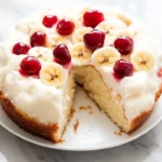 3-Ingredient Banana Cherry Angel Cloud Cake