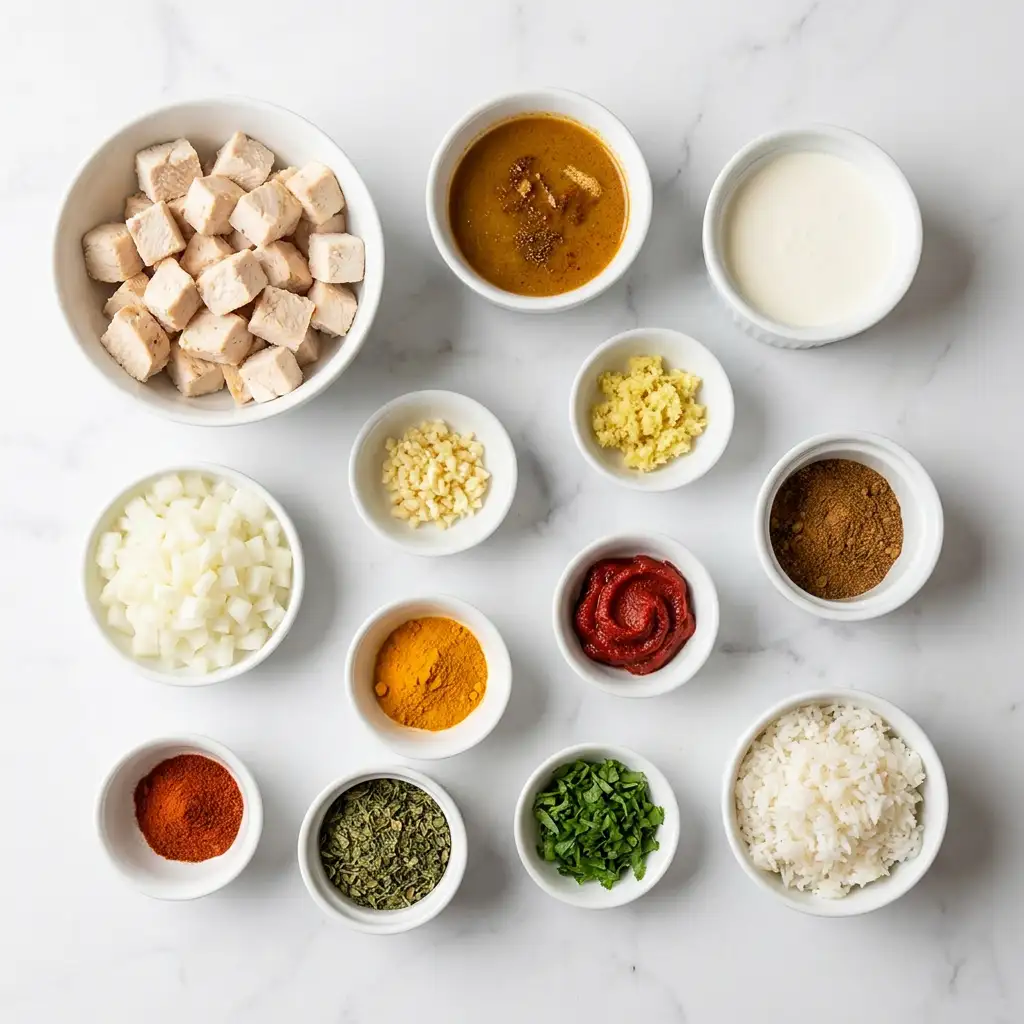 Ingredients for Texas Roadhouse Butter Chicken Skillet Bliss