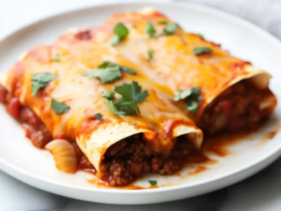 Ground Beef Enchiladas