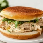 Crock Pot Ranch Chicken Sandwiches