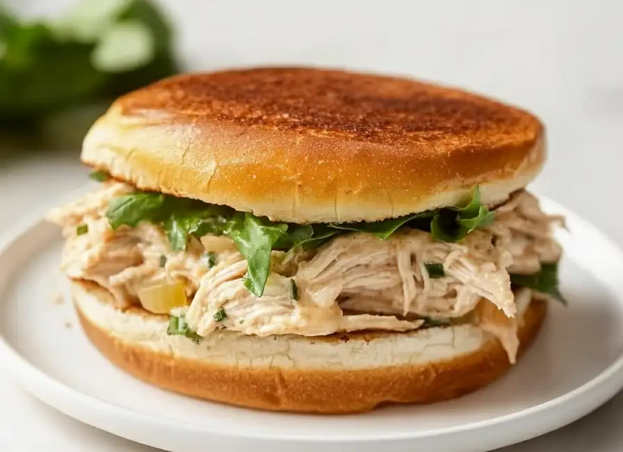 Crock Pot Ranch Chicken Sandwiches